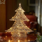 Three Kings LED Mesh Trees Three Kings Gold Weave WonderTree - 40cm